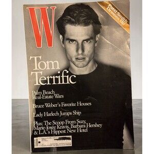 W Magazine January 1997 Tom Cruise Luxury Fashion Celebrity Culture Film